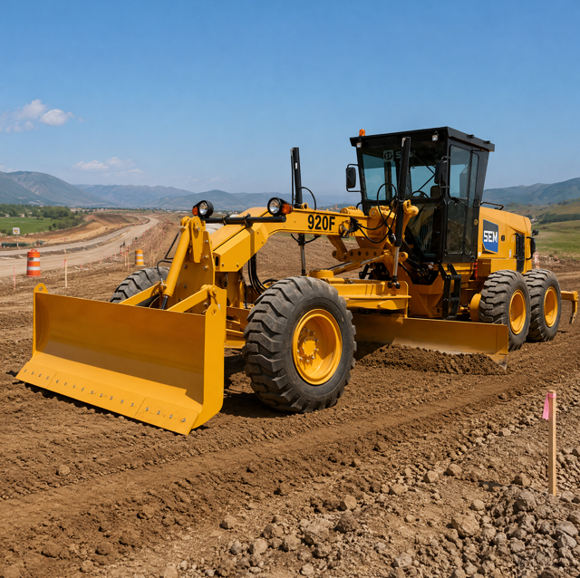 SEM920F F‑Series Tier 2 รถเกรดถนน เครื่องยนต์ SDEC ระบบไฮดรอลิกแบบ Load-sensing
